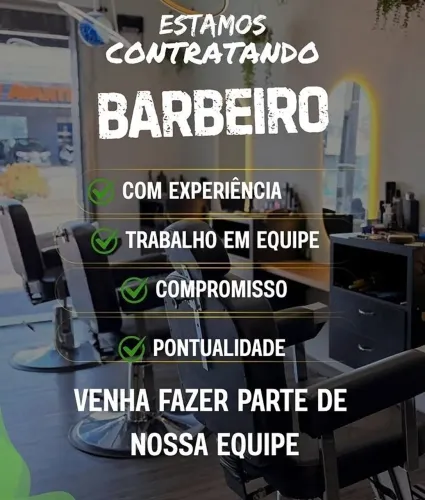 Vaga para barbeiro