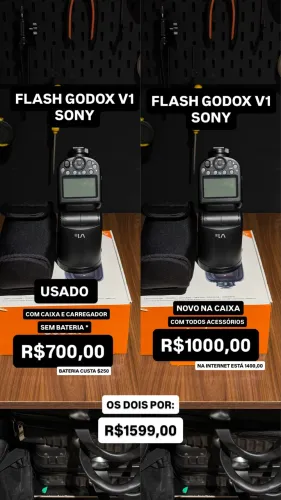 Flash Godox v1s (Sony)