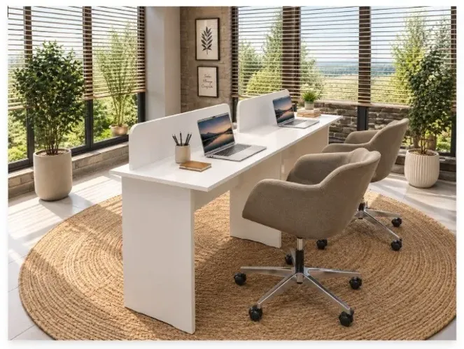 Plataforma Reading Writing Work. Medidas L160cm x P40cm x A104cm