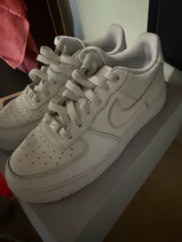 AIR FORCE 1 LE (GS) WHITE/WHITE-WHITE-WHITE BLANC/BLANC/BLANC/BLANC