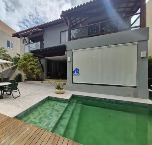 CASA À VENDA EM ALPHAVILLE I SALVADOR R$ 4.750.000,00 PISCINA COM ESPAÇO GOURMET, 3 SUÍTES