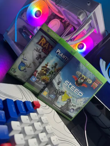 Kit 3 Jogos Xbox One Originais - Rayman + Plants vs. Zombies + Steep