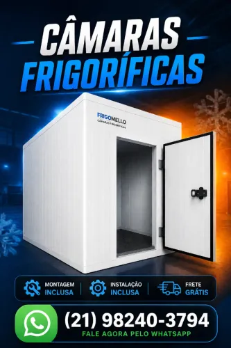 Câmara Frigorífica de 2 x 4 x 2,40 de altura | Tudo Novo