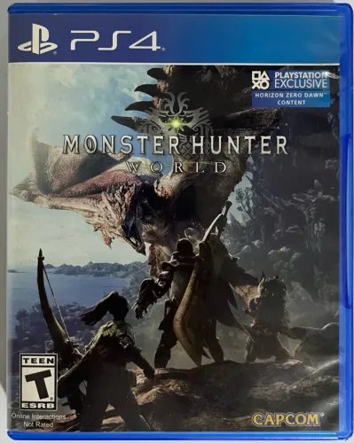 JOGO MONSTER HUNTER WORLD - PS4