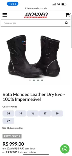Bota Mondeo N°38
