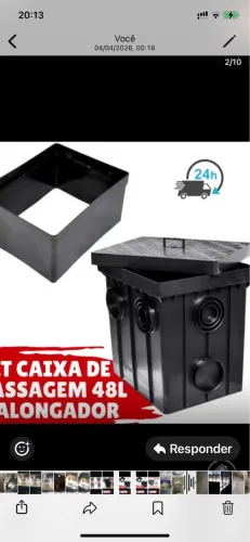 VENDO CAIXA DE ESGOTO QUE ATENDE ATÉ TRÊS IMÓVEIS