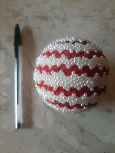 Bola de natal artesanal