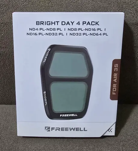 KIT DE FILTROS ND FREEWELL NOVOS PARA DRONE DJI AIR 3S