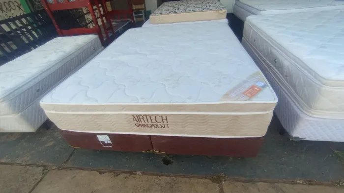 Cama box Queen size Colchão Ortobom molas ensacandas bambú 