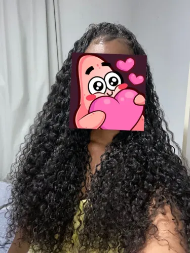 Cabelo humano cacheado 400 gramas