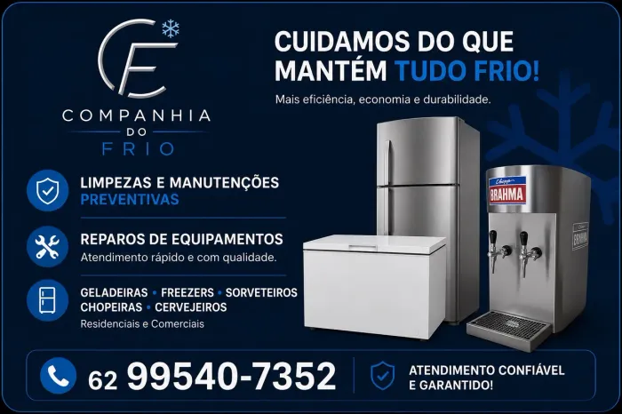 Consertos de geladeiras , freezers e chopeiras