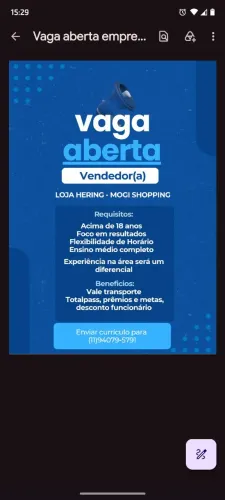 Vendedor(a)