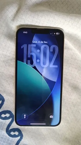 OPORTUNIDADE iPhone 13 Branco 128GB Bateria 100% Completo