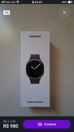 Galaxy Watch 8 40mm grafite 