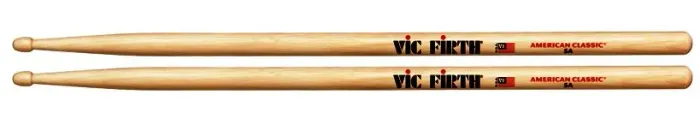 Baqueta Vic Firth American Classic Hickory Padrão 5A Clássica