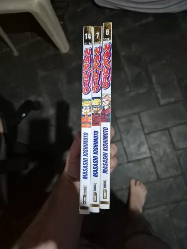 Kit 3 Mangás Naruto