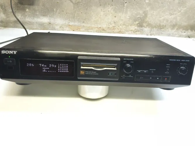Gravador de MD mini disc sony MDS je320