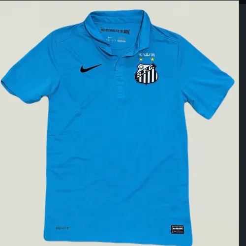Camisa Santos 2012 Nike azul centenário rara Neymar camiseta