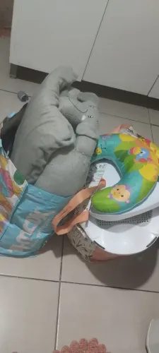Lote menino + itens de bebê