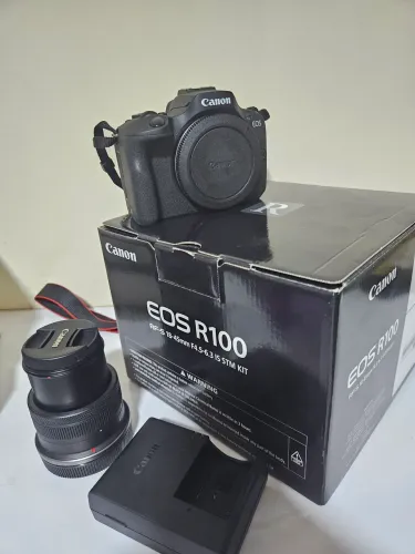 Câmera Canon EOS R100 - NOVA, oportunidade!