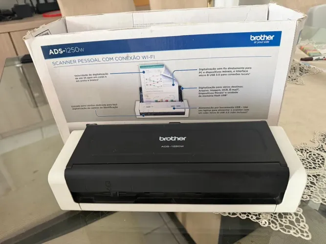 Scanner Brother ADS-1250W Wi-Fi (Semi-Novo) - MENOR PREÇO