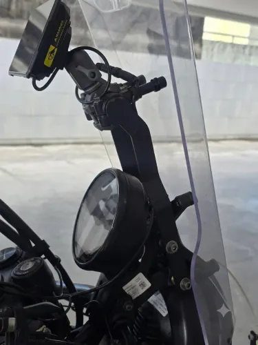 Kit bolha SCAM + suporte GPS no subquadro ? Himalayan 450