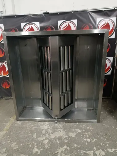 Coifa industrial com filtros toda no aço inox no estado de nova