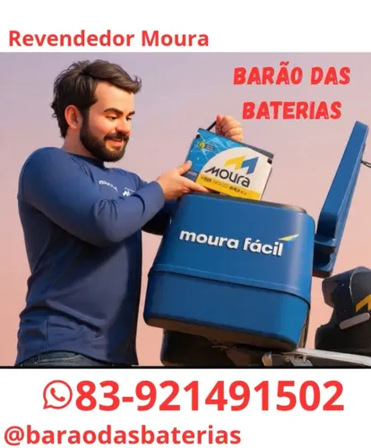Bateria Moura 45 ah Nova