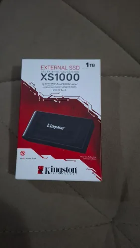 SSD EXTERNO KINGSTON 1TB NOVO SEM USO COM NOTA FISCAL