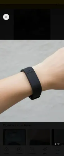 Pulseira maquineta marca PowerPoint com duas pastilhas  infravermelho e dois imas.