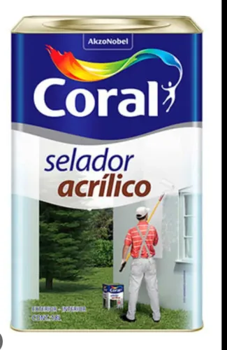 Latão 18L Selador Acrílico Coral (Interior/Exterior) - [Lacrado)