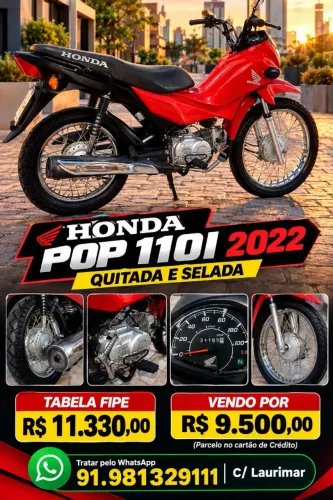 MOTO HONDA POP 110I 2022