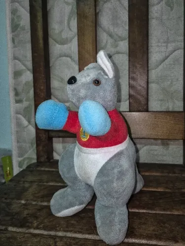 Pelúcia de Canguru Boxeador, Presente Adorável para Crianças (40 cm)