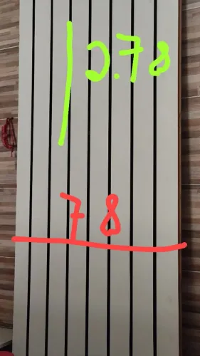 Painel canaletado grande , aceitamos cartões 