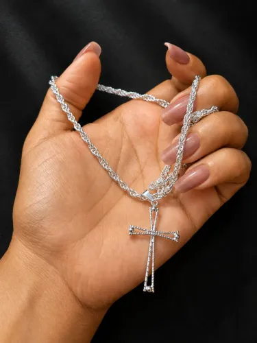 Cordão de prateado