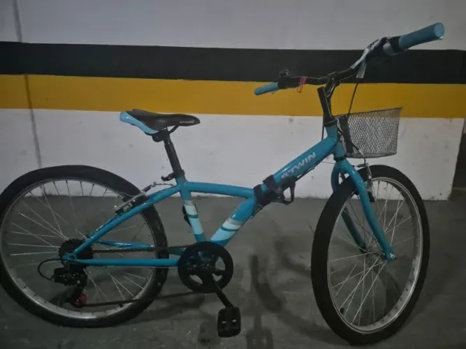 Bicicleta BTWIN aro 24, pouco uso e bicicleta GILMEX aro 24