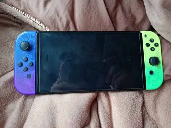 Nintendo switch oled desbloqueado edição Splatoon 512gb
