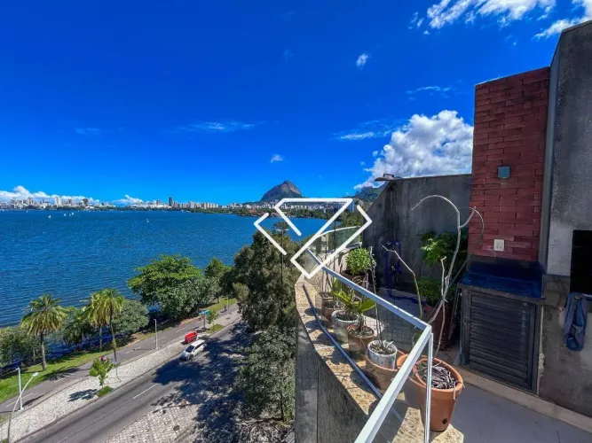 Cobertura com 2 quartos à venda, 115 m² por R$ 3.300.000 - Lagoa - Rio de Janeiro/RJ