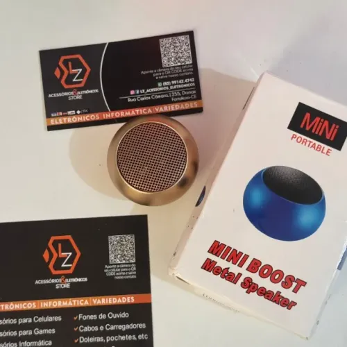 Caixinha Som Bluetooth Tws Mini Speaker Amplificada 3w