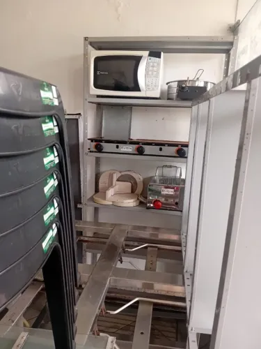 Microondas, fritadeira elétrica e a gás