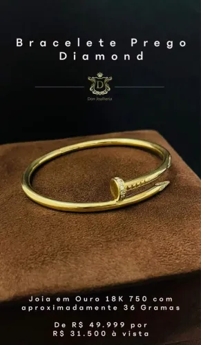 Pulseira em Ouro 18k 750
