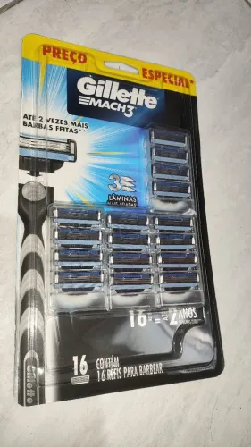 Refil para barbeador Gillete Mach 3