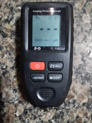 Medidor De Espessura De Tinta Automotiva Caneta Teste Tc-100 Cor Preto Rd