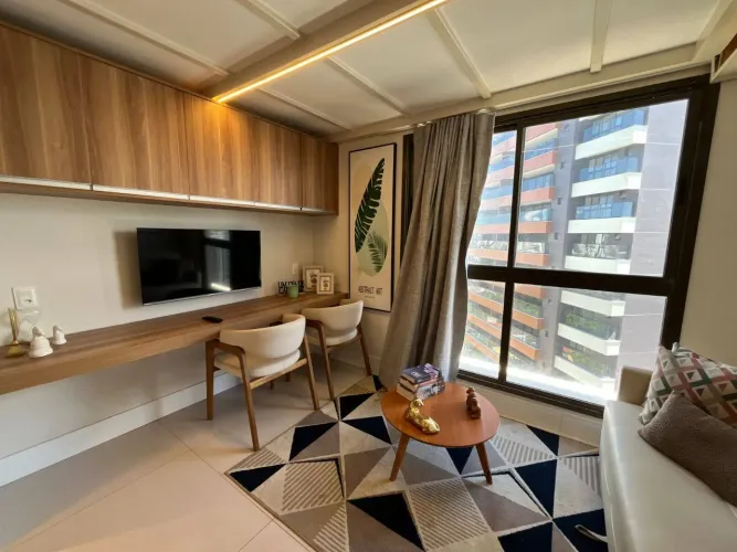 Studio 20m² à venda  Unique Live | Nascente Total | Rooftop com Piscina