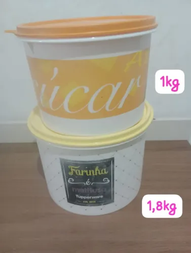 2 potes Tupperware 