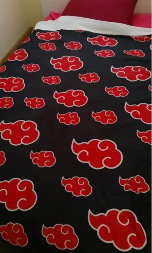 Manta microfibra Naruto NOVA Akatsuki 1,6m x 2,2m