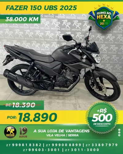 Moto Yamaha FAZER 150 UBS 2025 