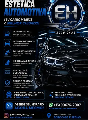 ? Transforme o Visual do Seu Carro com a EH Auto Care!