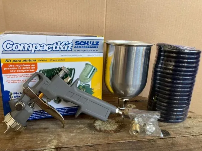 Pistola de Pintura Compact com 3 Peças - Schulz