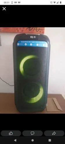 Caixa de som Philips party speaker 4000 series